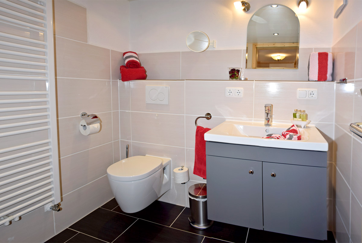 Badezimmer Fewo Silberdistel